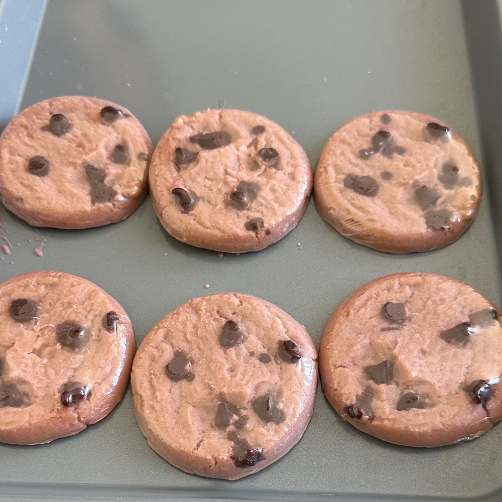 Handcrafted soap 6 chocolate chip cookies